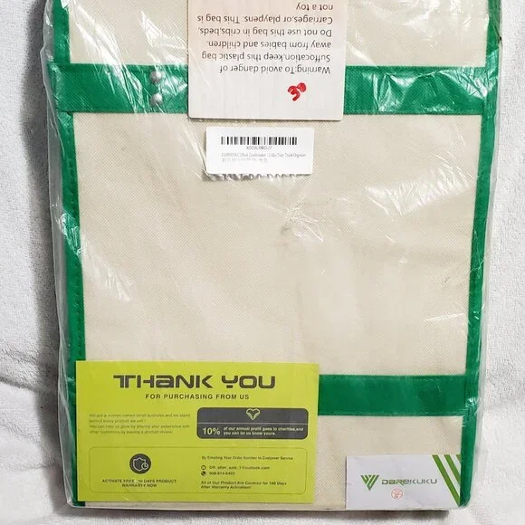 3Pack Reusable Grocery Bags w/ Reinforced Bottom & Handles(1-Tote + 2-Insulated) - Picture 3 of 13